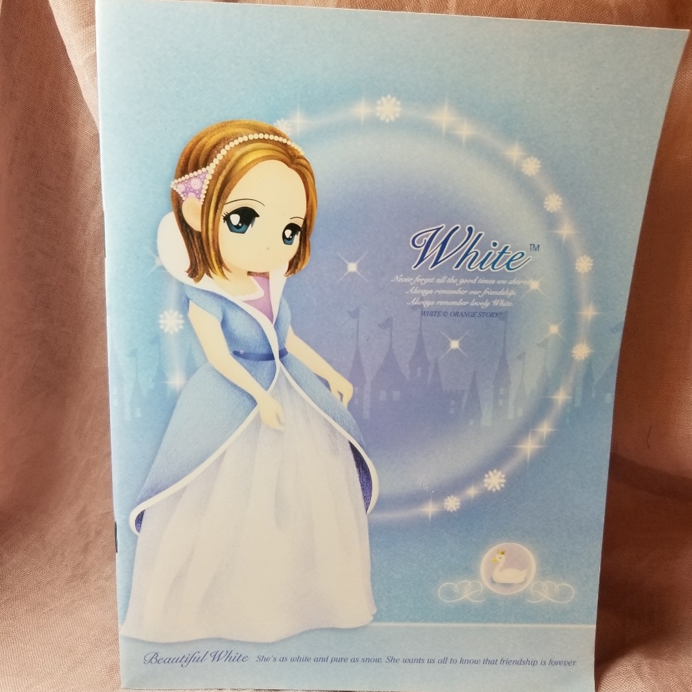 Orange Story White Notebook